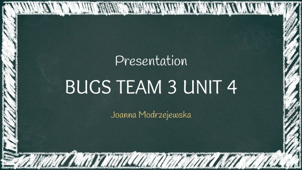 Bugs Team Klasa 3 Wordwall