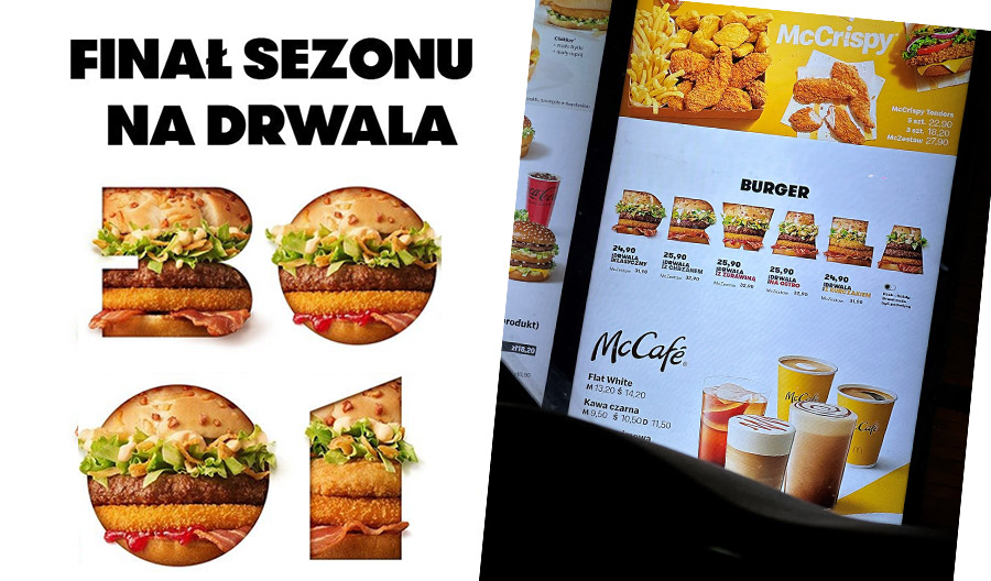 Burger Drwala – do kiedy w ofercie 2024? McDonald's podał datę Od Kiedy Drwal W Mc