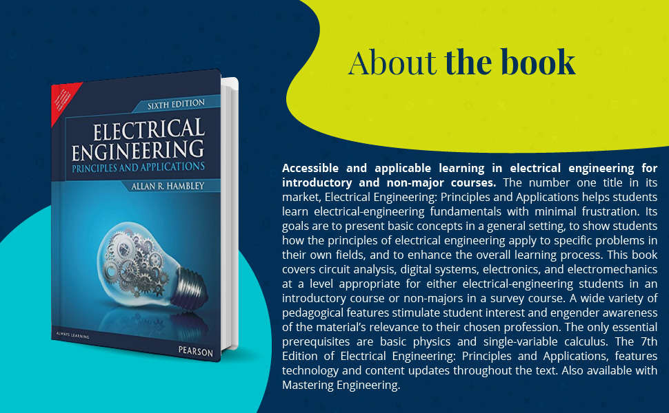 Buy ELECTRICAL ENGINEERING PRINCIPLES AND APPLICATION, 6TH EDITION Book Electrical Engineering Principles And Applications 6th Edition Pdf