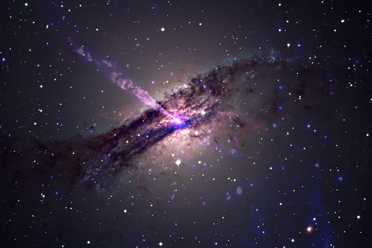 C4, V-shaped source caused by Centaurus A black hole jet | BBC Sky at Geod Urządzenia Narzędzia Osprzęt Wiertniczy