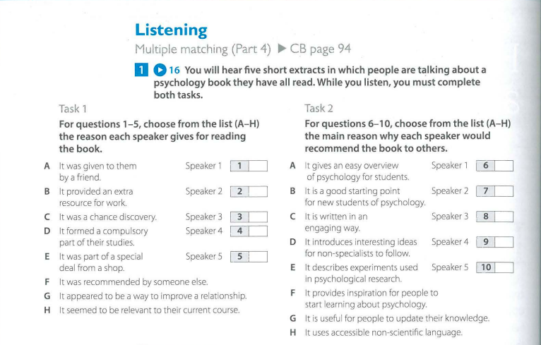 CAE Listening practice unit 9. Interactive worksheet | TopWorksheets The Cinderella Story Cae Test Answers