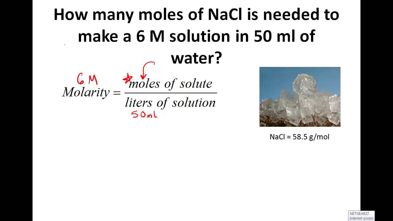 Calculating Molarity, Solving for Moles & Grams, 4 Practice Examples Rzadkie Imię Męskie Na 6 Liter