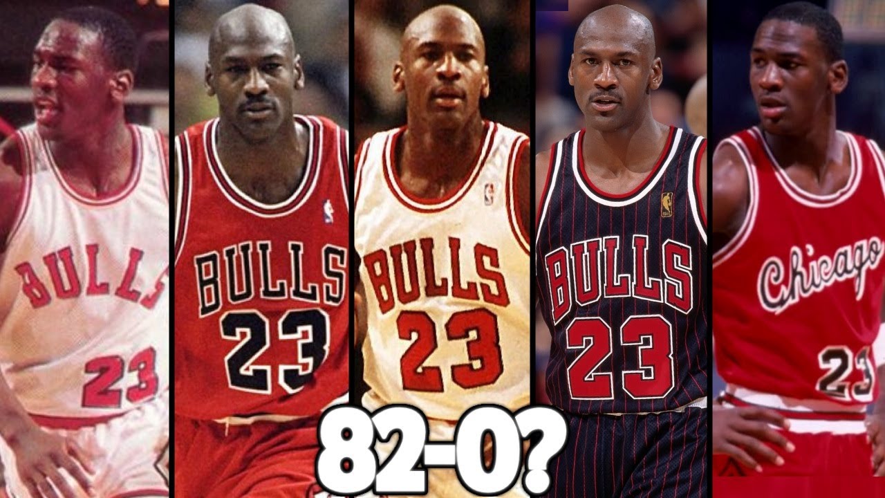 Can 5 Michael Jordan's Go 82-0? NBA 2K17 MyLeague - YouTube Na Jakiej Pozycji Grał Michael Jordan