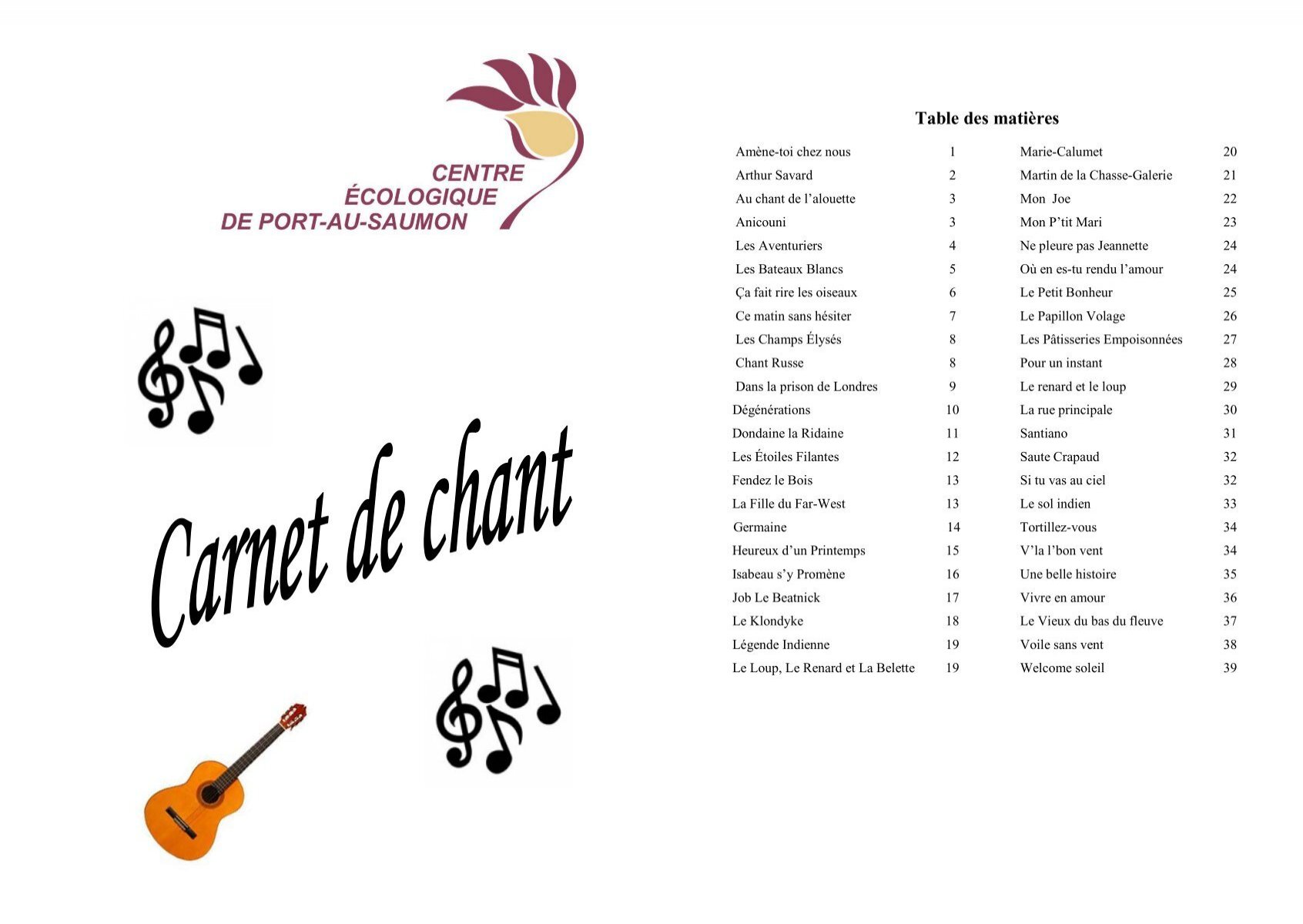 Carnet de chants Telecharger Carnet De Chant Tahitien
