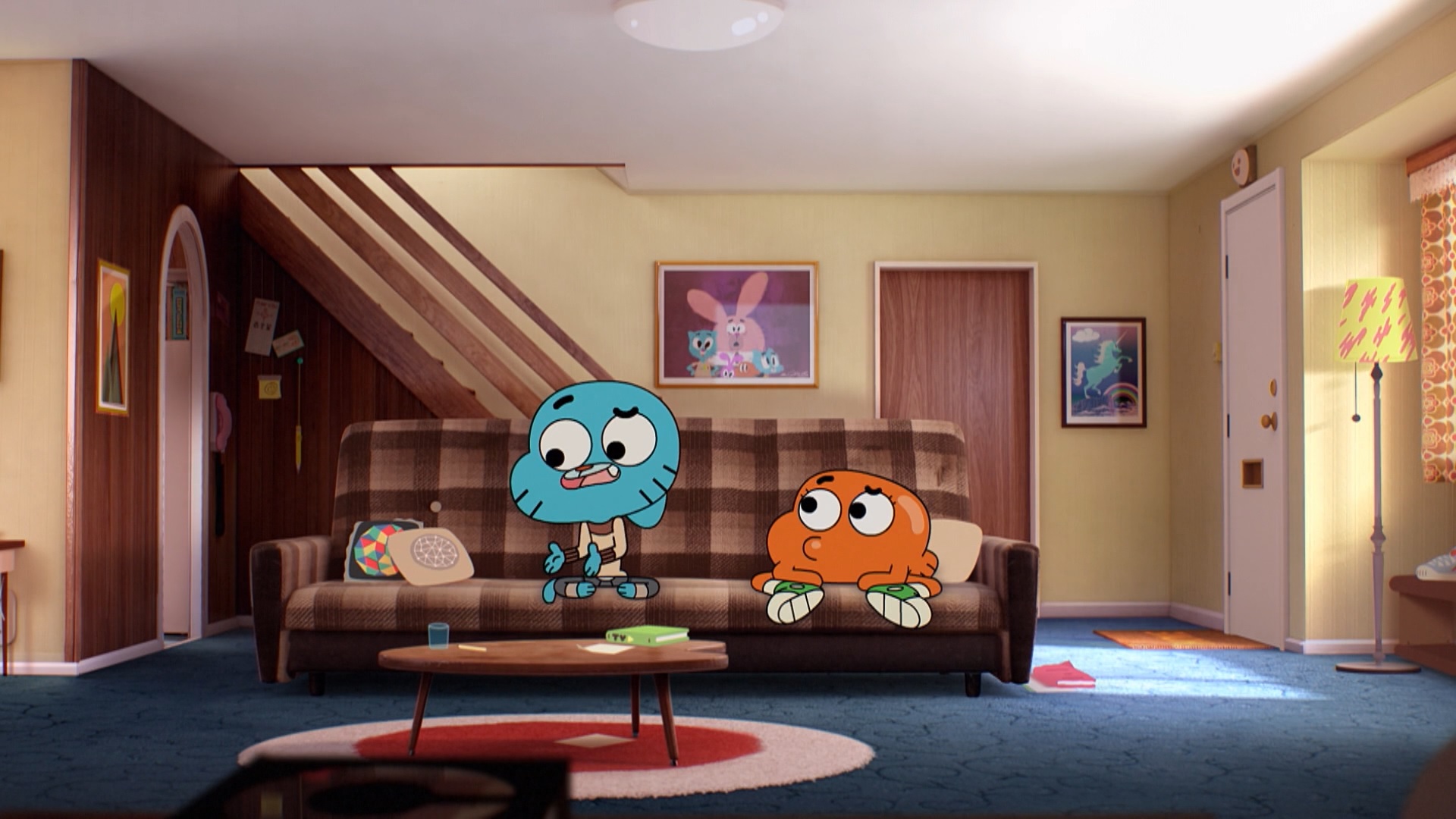 The Amazing World Of Gumball Living Room