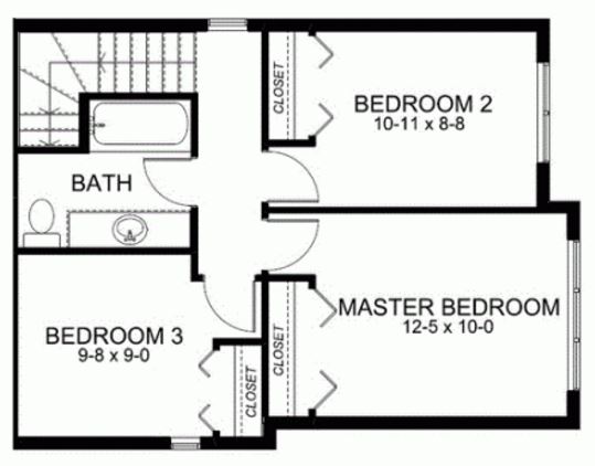 casas-de-100m2-dos-plantas | Planos de Casas Gratis Planos De Casas De Dos Plantas 100m2