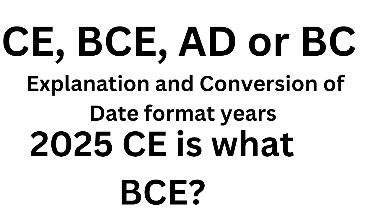 CE, AD, BCE or BC Date year formats explanation | Gregorian Calendar Czy Kontakt Ze Sztuką Może Uczynić Człowieka Lepszym