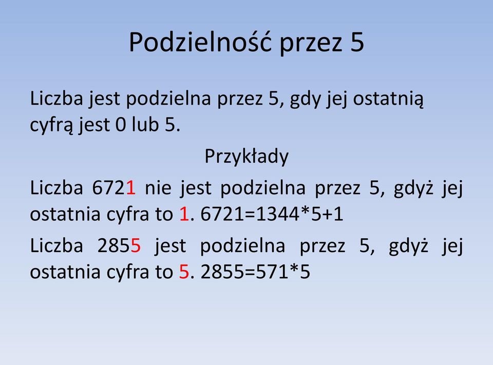 Cechy Podzielności Liczb Przez 7