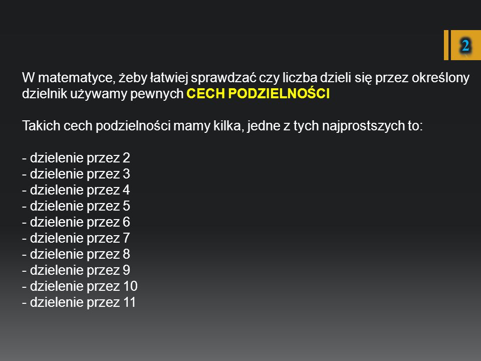 Podzielność Liczb Naturalnych Klasa 5