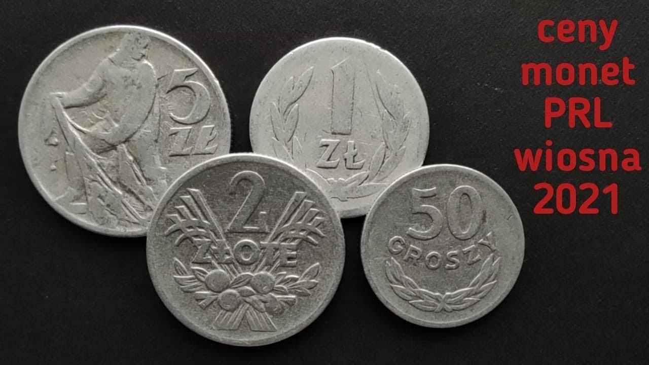 Ceny Monet PRL-u wiosna 2021, Rybak Jagoda złotówka 50 groszy 200 Monet Po 50 Gr Ile To Zlotych