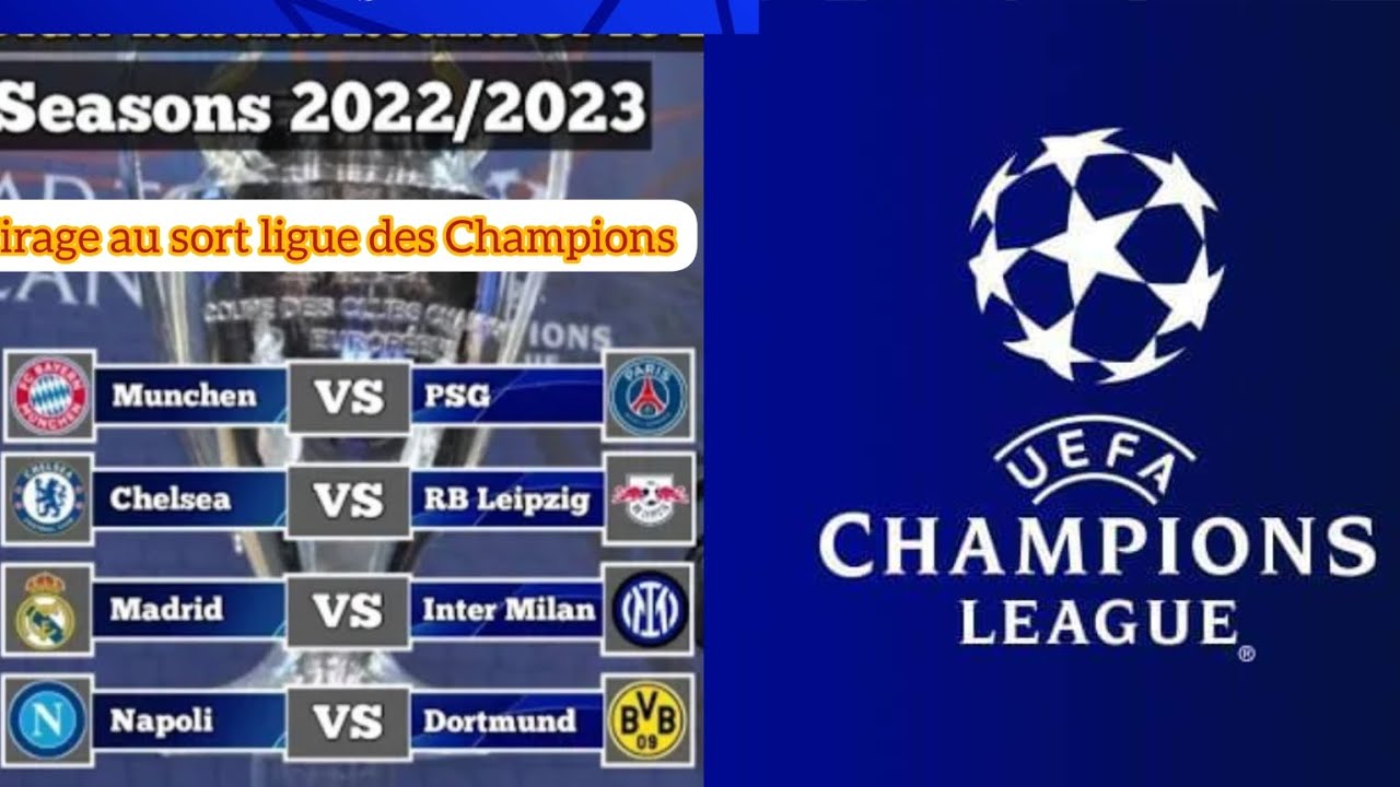 CHAPEAU & TIRAGE AU SORT 8ÈME DE FINALE LEAGUE DES CHAMPIONS 2022-2023 Ligue Des Champions 2022 Finale