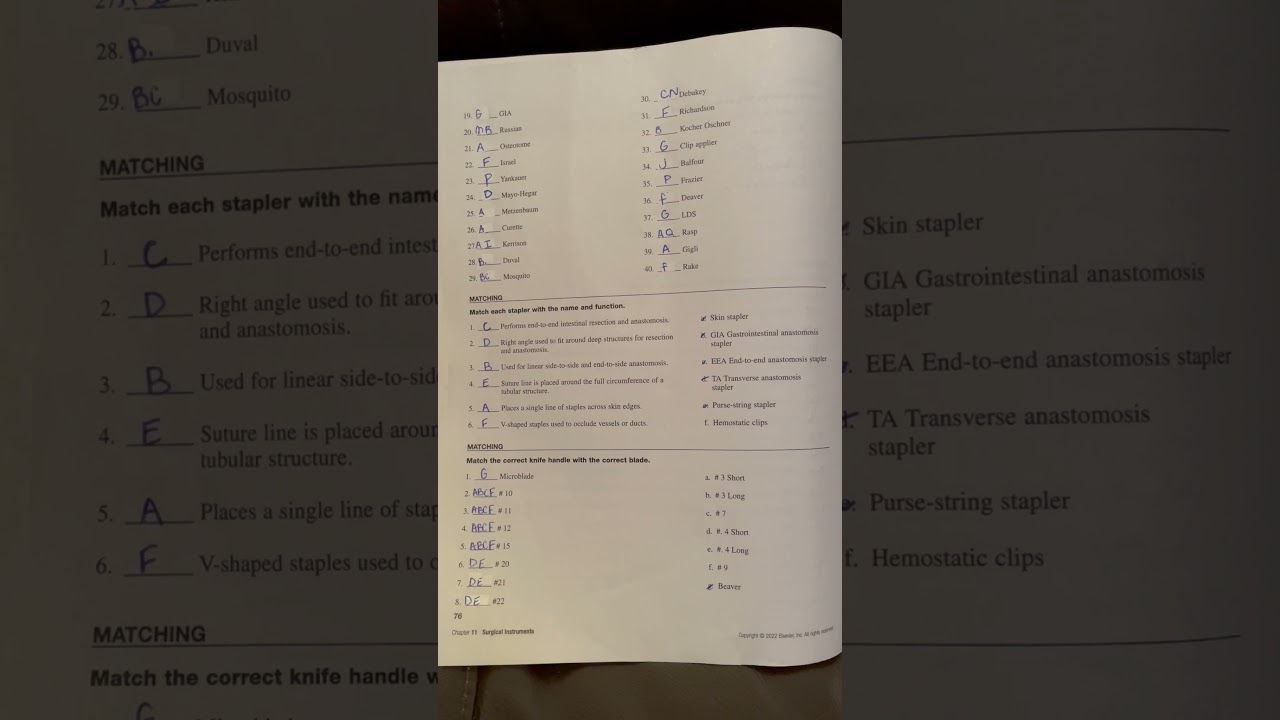 Chapter 10 Surgical Instrumentation Review Quiz at Jason Lindstrom blog Tncc 8th Edition Test Answer Key