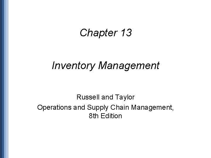 Operations Management Russell And Taylor Solutions Manual Pdf