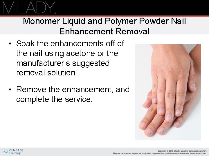 Chapter 28 Monomer Liquid Polymer Powder Nail Enhancements Chapter 28 Monomer Liquid And Polymer Powder Nail Enhancements