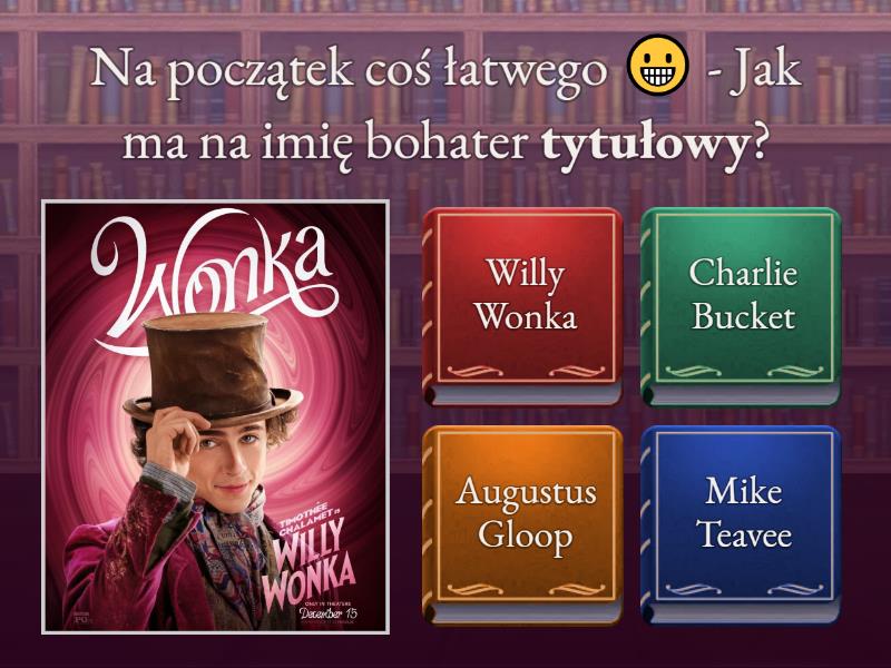 Test Charlie I Fabryka Czekolady Trudny