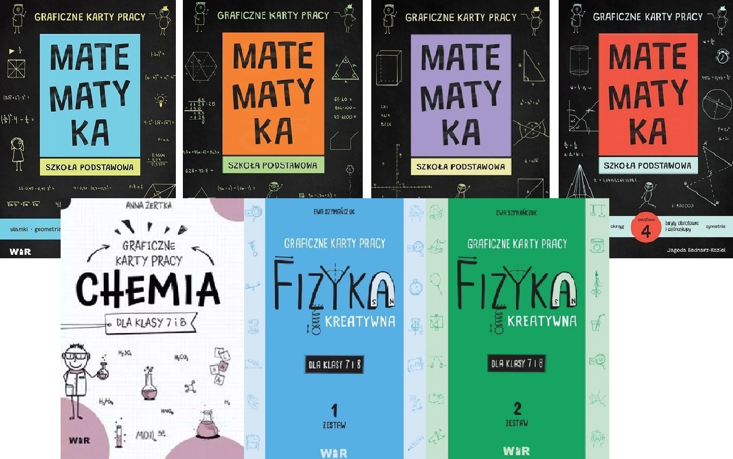 Chemia+ Fizyka + Matematyka Graficzne karty pracy (13004462346 Chemia 7 Klasa 2 Dzial