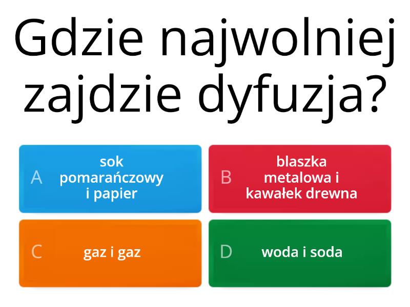 Chemia kl.7 dział.1 Rodzaje i przemiany materii - Test Budowa I Rodzaje Materii Test