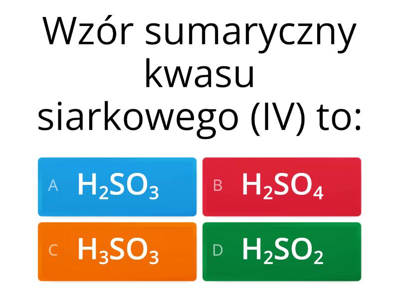 Test Chemia Klasa 8