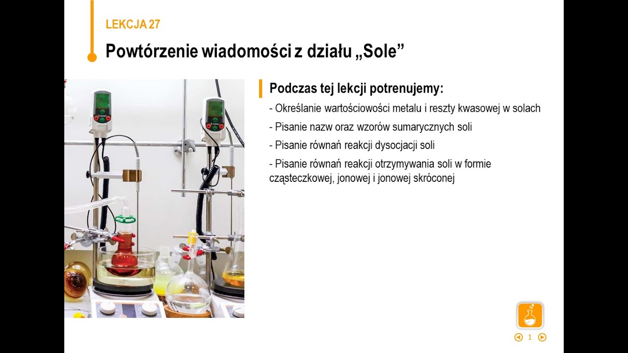 Chemia - klasa 8 - Powtórzenie wiadomości z działu Sole - YouTube Chemia Klasa 8 Sole