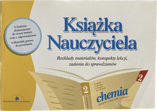 CHemia KSIĄZKA NAUCZYCIELA zadania na sprawdziany (12711980127 Chemia Dla Gimnazjalistów Zadania Od łatwych Do Trudnych Pdf