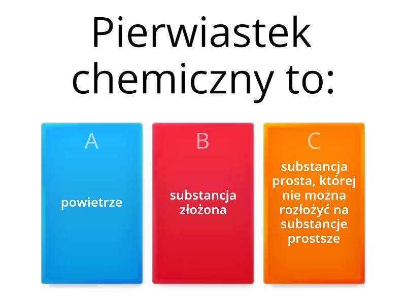 Chemia_substancje i ich przemiany - Test Sprawdzian Substancje I Ich Przemiany Klasa 7