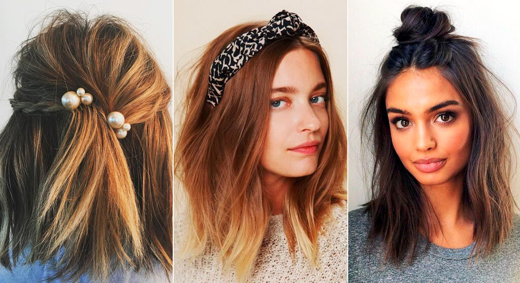 Cheveux mi-longs : 18 idées de coiffure pour sublimer sa coupe Coiffure Pour Les Cheveux Mi Long