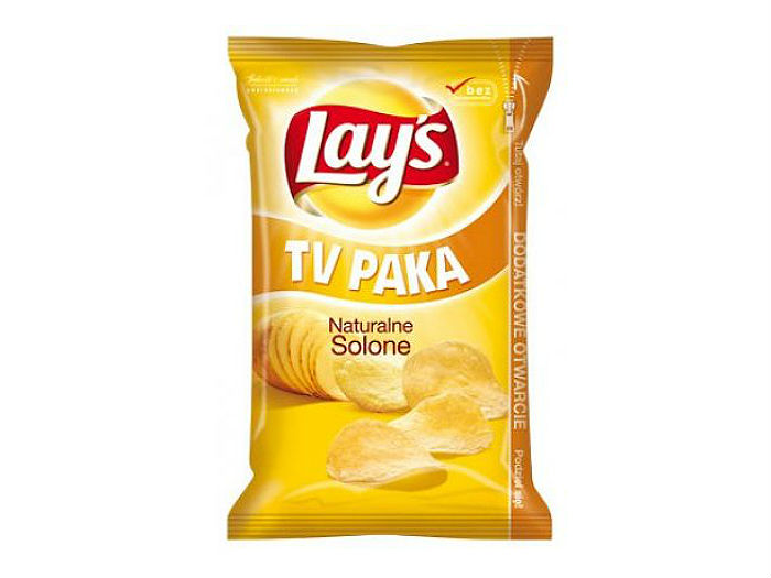 chipsy Lays Naturalne Solone 140 g - Spożywcze, kuchenne przekšski Ile Kalorii Mają Chipsy Lays Solone
