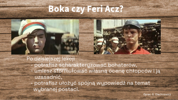 Cechy Boki Z Chłopców Z Placu Broni