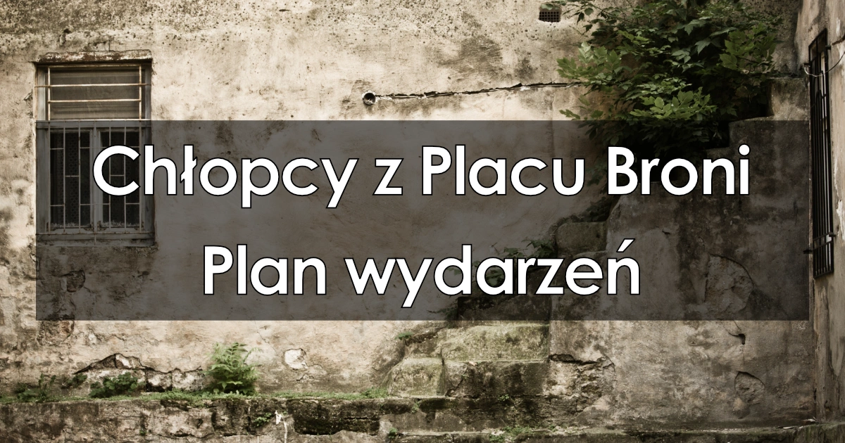 Chłopcy Z Placu Broni Plan Wydarzeń