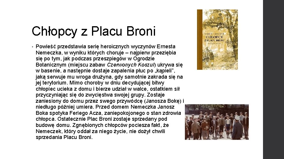 Chopcy z Placu Broni Ferenc Molnar Ferenc Molnr Czlonkowie Chlopcw Z Placu Broni