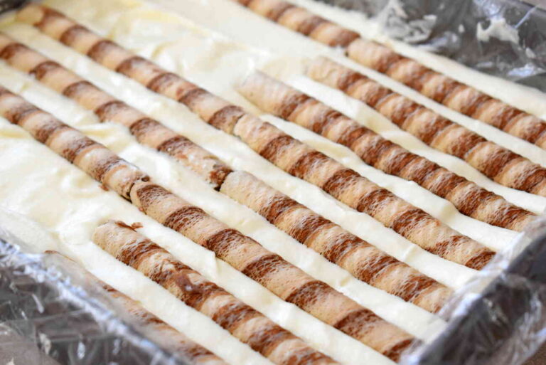 Ciasto z rurkami bez pieczenia | Kuchnia na Wypasie Ciasto Z Rurkami Bez Pieczenia