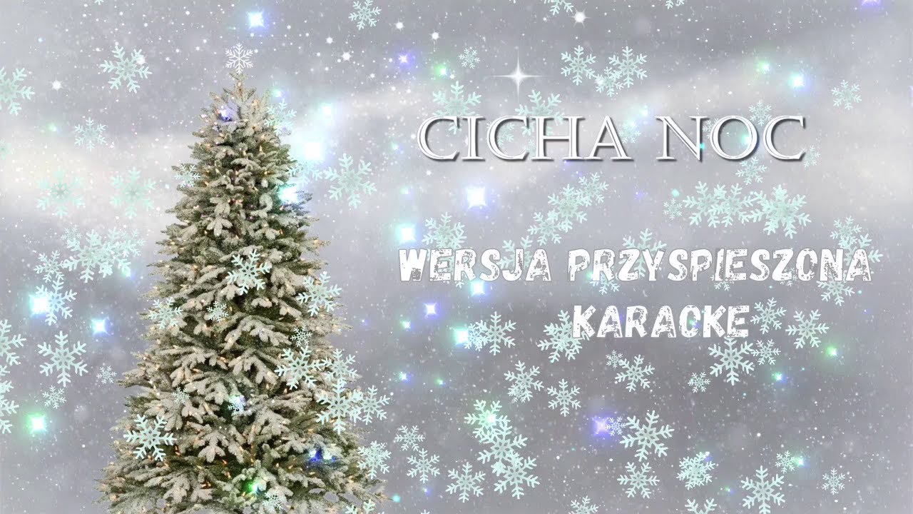 Cicha Noc - tekst i podkład - YouTube Przelomowa Noc