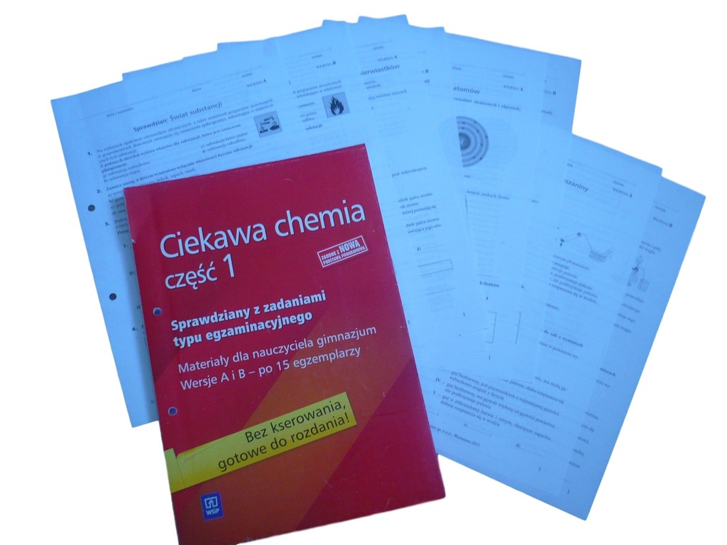 Wsip Chemia Klasa 7 Sprawdziany