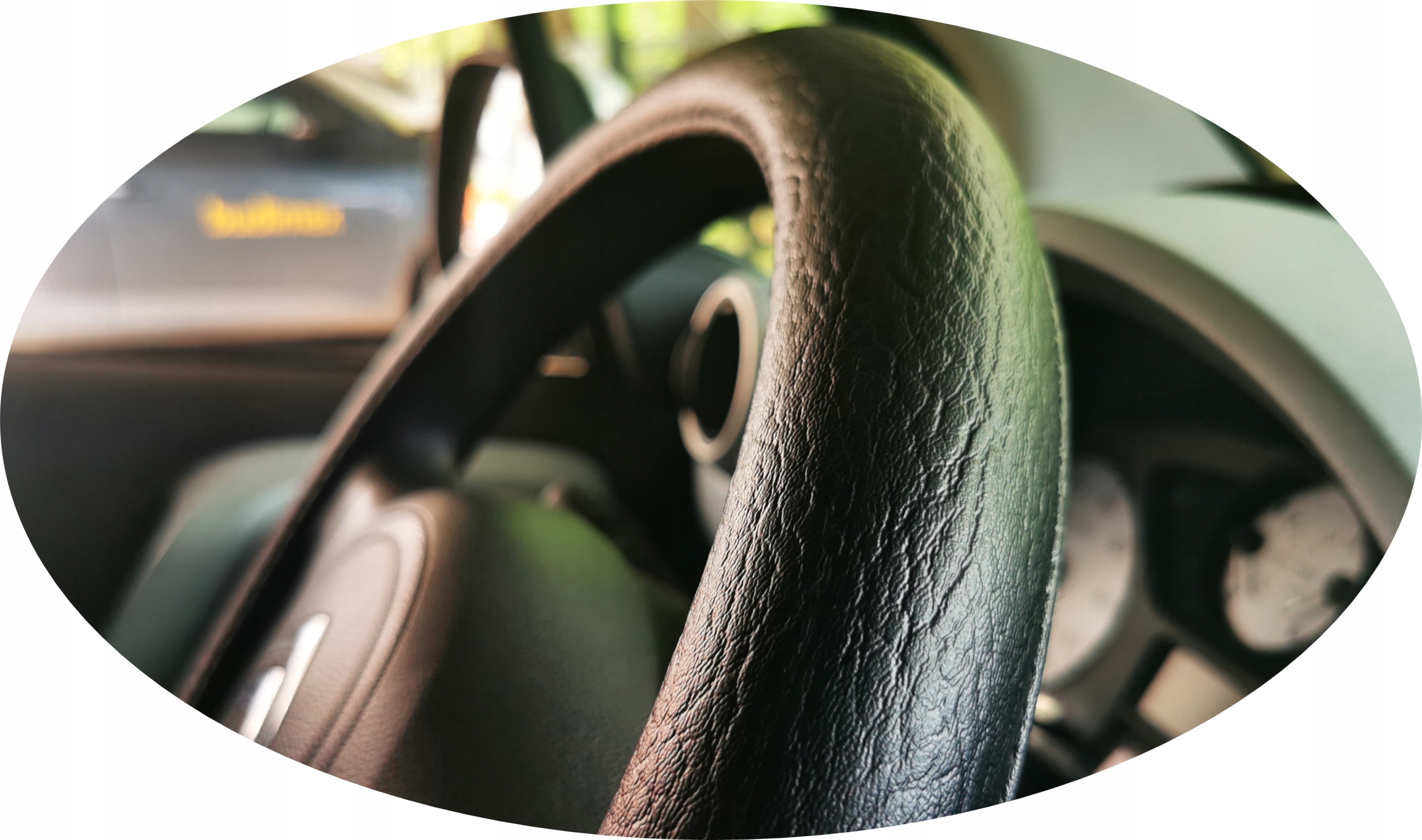 Citroen C1 C2 C3 C4 C5 Xsara Picasso pokrowiec na kierownice skóra Czarna Wstążka żałobna Jak Się Nazywa