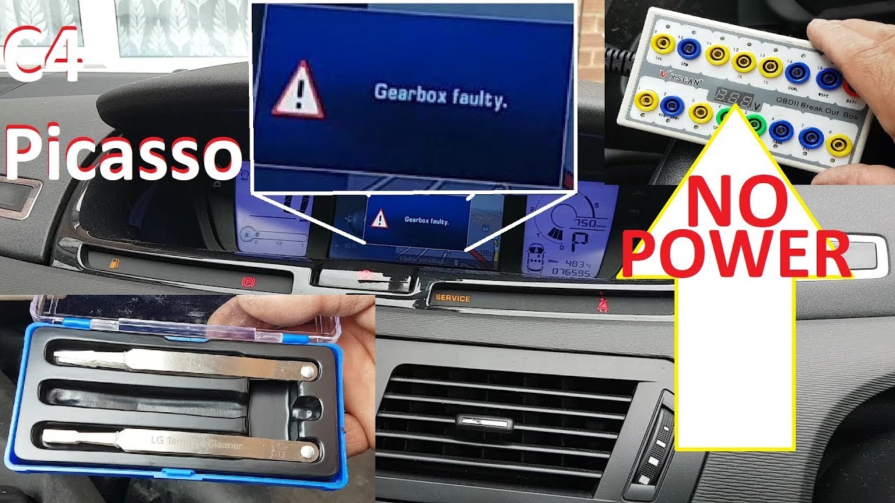 Citroen C4 Picasso gearbox fault, and no power on the OBD port... Fault Uzupełnij Dialogi Wpisując W Każdą Lukę Brakujący Fragment Wypowiedzi