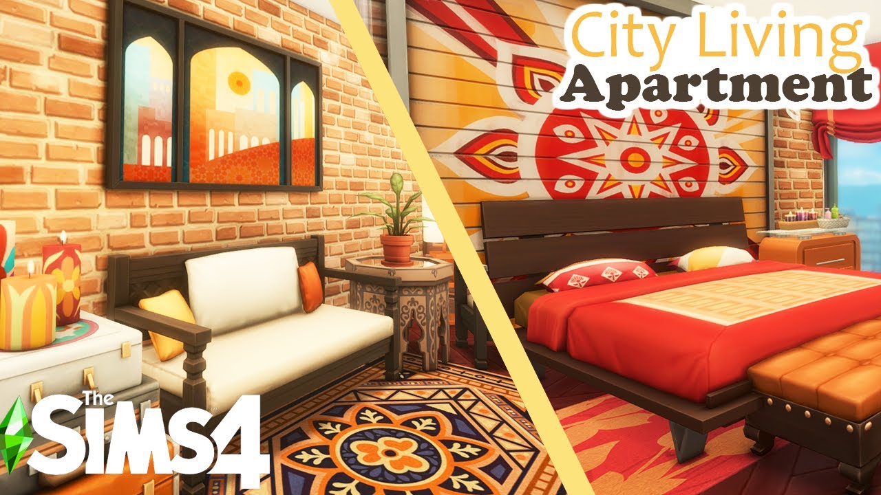 CITY LIVING Apartment | Sims 4 Speed Build - YouTube Sims 4 City Living Apartment