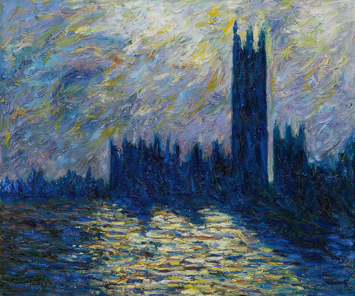 Claude Monet - London - The Houses of Parliament | Impresionismo, Arte Claude Monet Parlament W Londynie