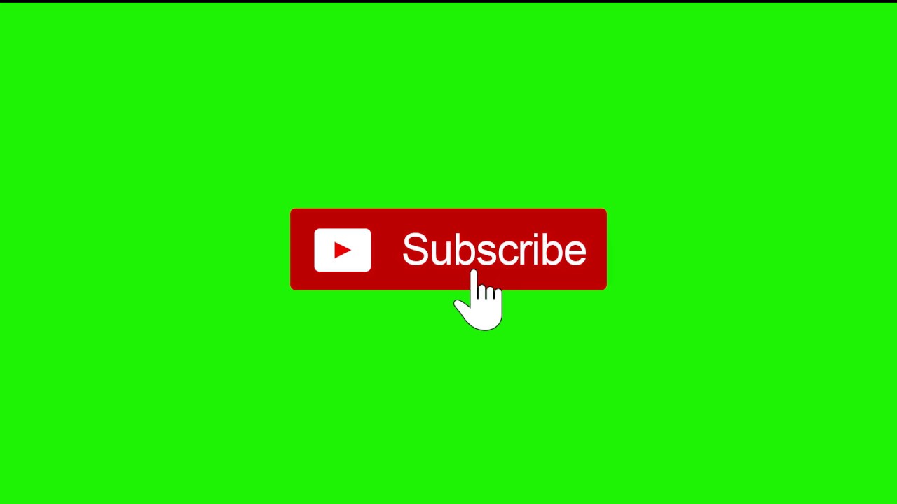 Green Screen Subscribe Button Free Download