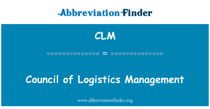 Council Of Logistics Management Pdf