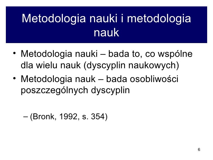 Co to jest metodologia nauk? Filozofia I Metodologia Nauk Ekonomicznych