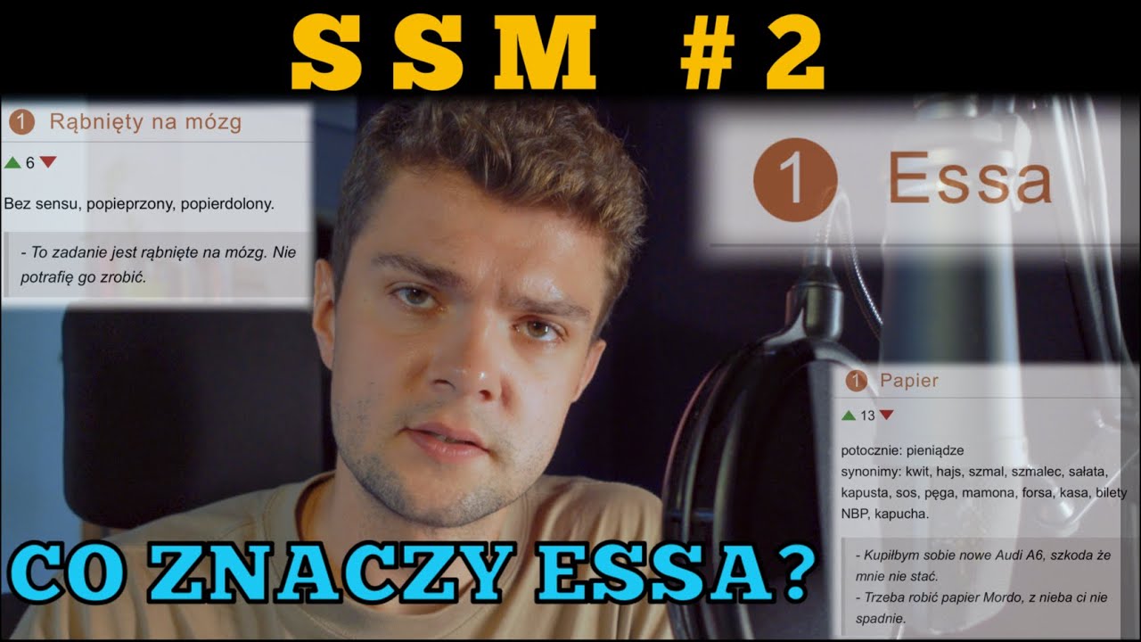 [co znaczy ESSA] SŁOWNIK SLANGU MIEJSKIEGO #2 - YouTube Undefined Co To Znaczy Po Polsku