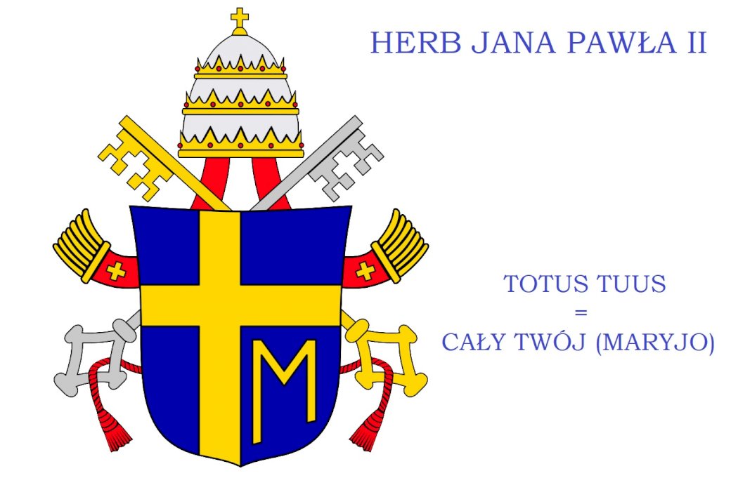 Coat of arms of John Paul II - online puzzle Centrum Jana Pawła Ii W łagiewnikach