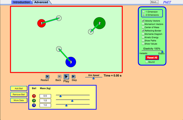 Collision Lab - Collisions | Momentum | Velocity - PhET Interactive Phet Simulation Collision Lab Answer Key
