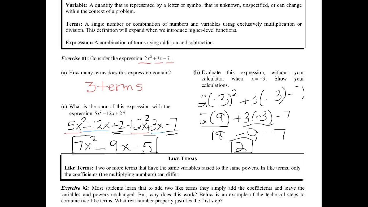 Common Core Algebra 2 Answer Key Complex Numbers Common Core Algebra 2 Homework Answer Key