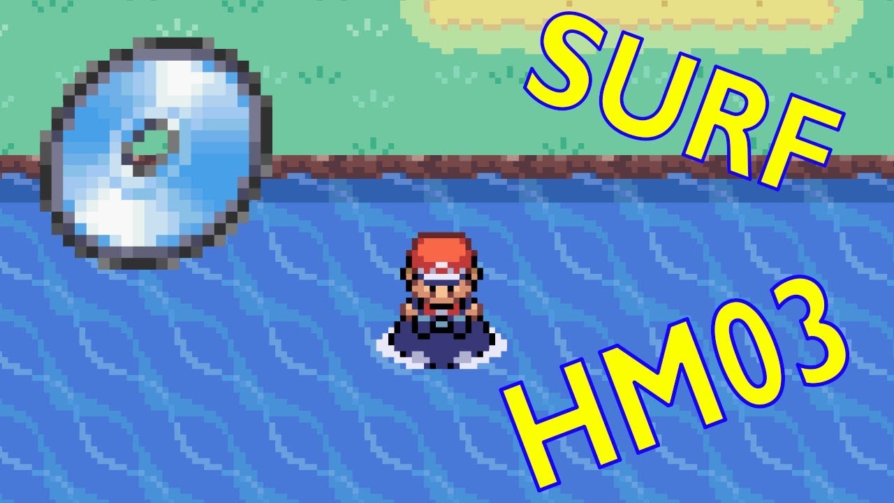 Como Pegar o Surf(HM03) No Pokémon Fire Red(Tutorial) - YouTube How To Swim Pokemon Fire Red