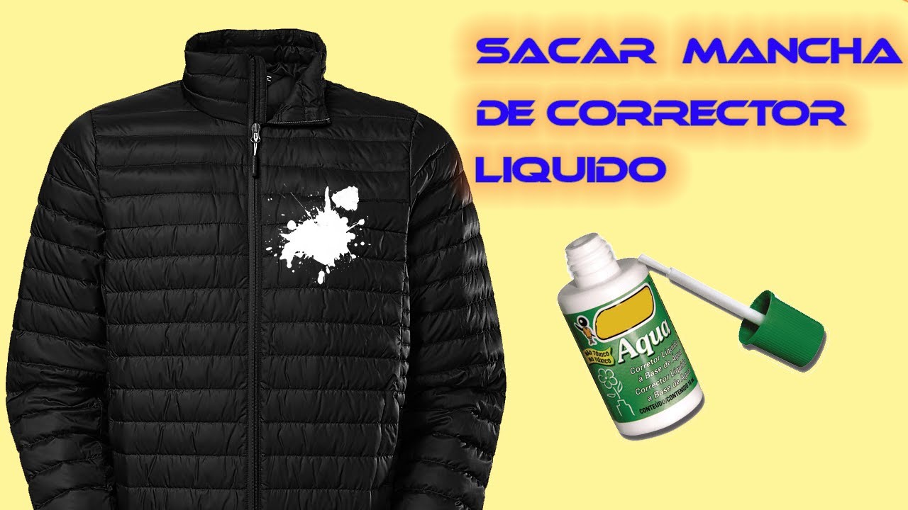 Como Quitar Tipex De La Ropa