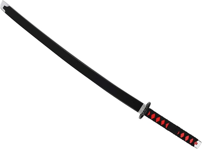 CoolChange Kimetsu no Yaiba miecz Tanjirou Kamado z drewna z pochwą na Miecz Zabójcy Demonów Kimetsu No Yaiba