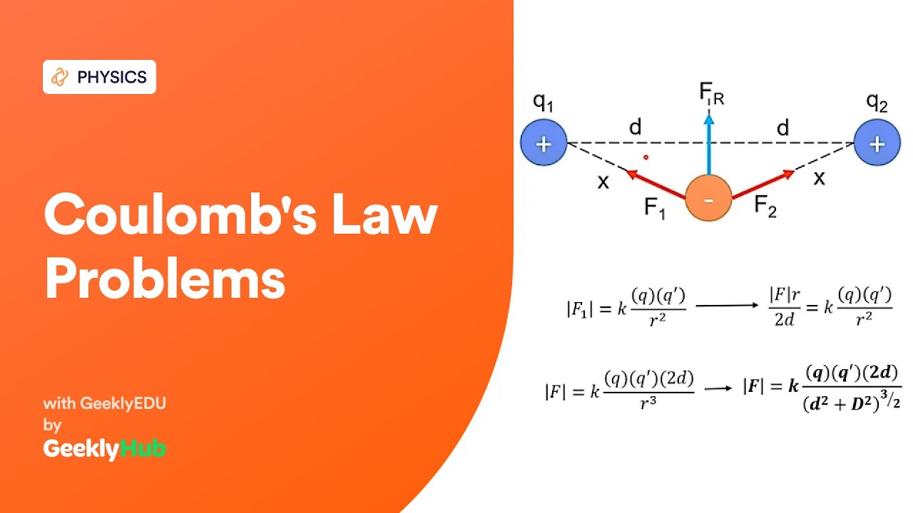 Coulomb's Law Problems With Answers Coulomb S Law Practice Problems Worksheet Answers