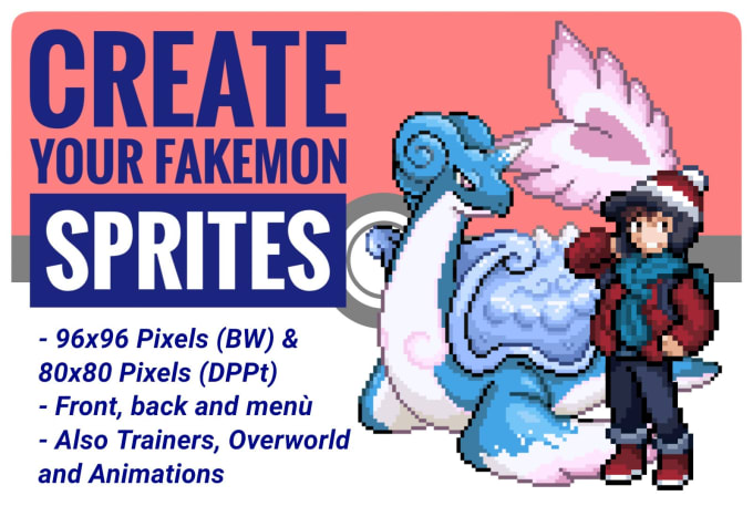 Create a custom pokemon or fakemon sprite and pixel art by Nephelibatha How To Make A Fakemon