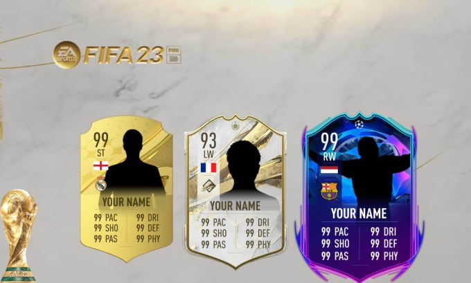 Create your own fifa 23 card by Ahmedbichara564 | Fiverr Create Your Own Fifa Card 23